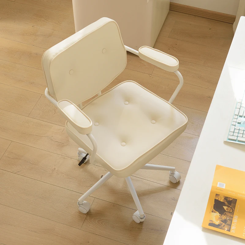 Nordic Modern Swivel Desk Chair with Adjustable Height Ergonomic Computer Chair for Home Comfortable