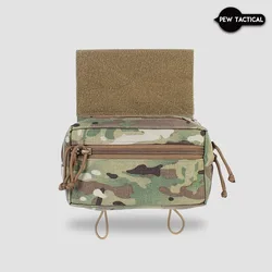 PEW Tactical Chest Rig Dangler Drop Pouch for MK3 MK4 Abdominal Dump Drop Pouch Fanny Pack for D3 Plate Carrier Storage