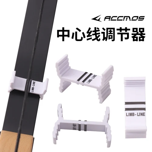 Nuevo 4 unids/set arco recurvo extremidades calibre ajuste de línea central módulo de calibración Detector tiro con arco caza accesorio