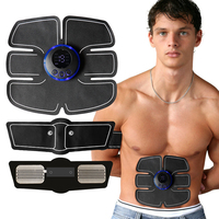 EMS Muscle Stimulator Wireless Abdominal Massager Electric 8 Modes ABS Fitness EMS Trainer 19 Gear Adjustment Weight Loss Device