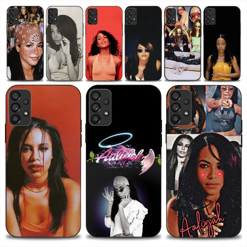 A-Aaliyah Hip Hop Music Phone Case For Samsung Galaxy S22 S23 Ultra S21 S20 FE Plus Note 20 Soft Cover