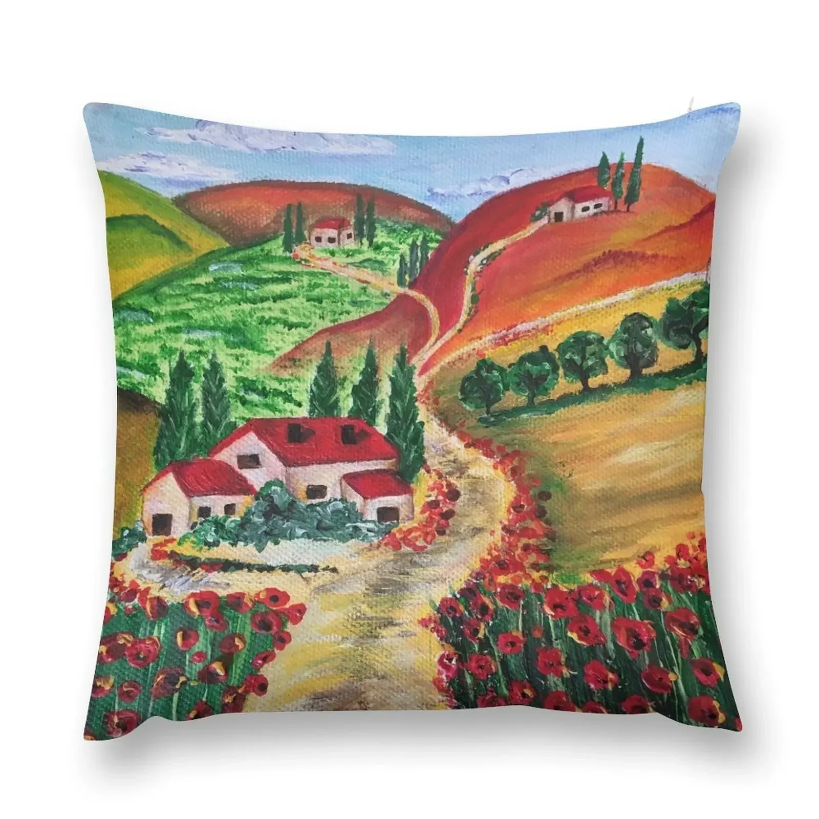 

Tuscan Hills Throw Pillow Sofa Cushion Cover Pillowcases For Pillows pillow