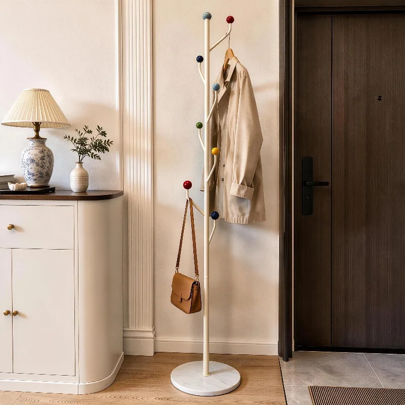 Metal Cute Clothing Rack Tree Hangers Standing Hat Coat Rack Cape Holder Mueble Recibidor De Entrada Furniture Living Room
