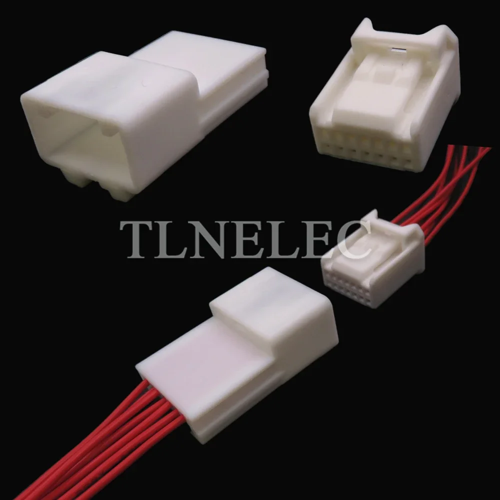 14 Pin Way Auto Wire Cable Socket with Wires Car Unsealed Connector 90980-12369 90980-12370 6098-3877 6098-3917