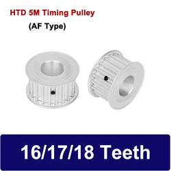1PCS HTD 5M Timing Pulley 16/17/18 Teeth Synchronous Belt Wheel Width 11/16/21/27/31/41mm Bore 5mm-15mm Transmission Parts