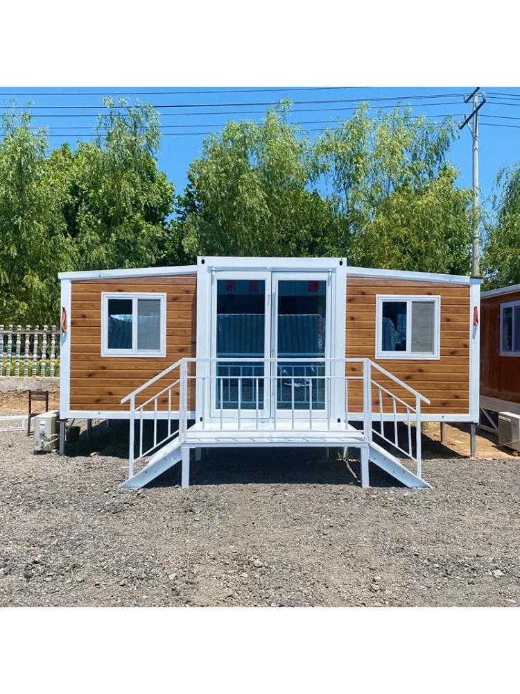 YG Quacent Luxury Tiny Wooden Prefab House Contain Living Two Storey Container Prefabricated Home Buildings Cabins Apartm