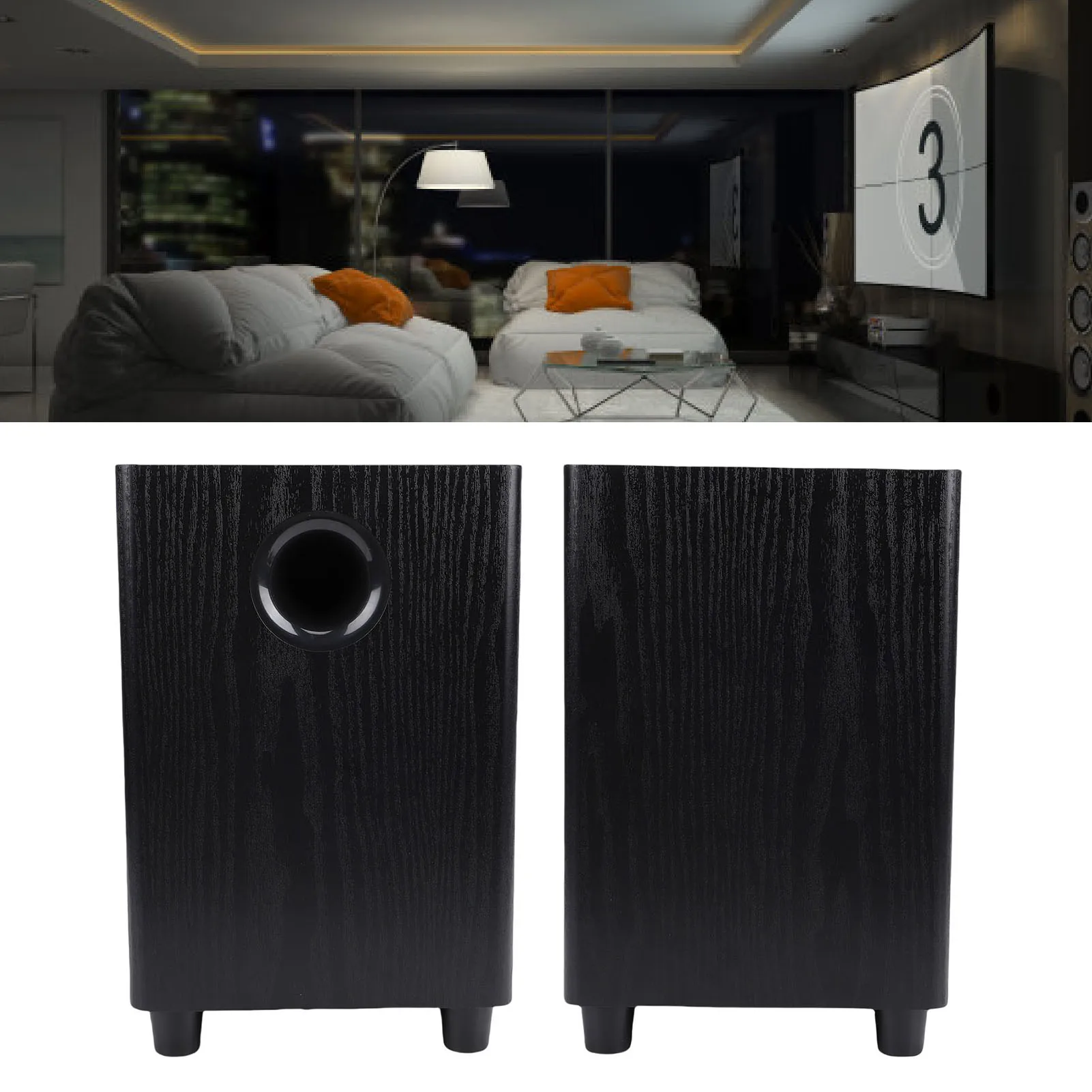 100W Home Subwoofer 6.5 Inch Independent Passive Subwoofer Speaker Plug and Play for Home Theater Party Home  Bass Woofer view 4