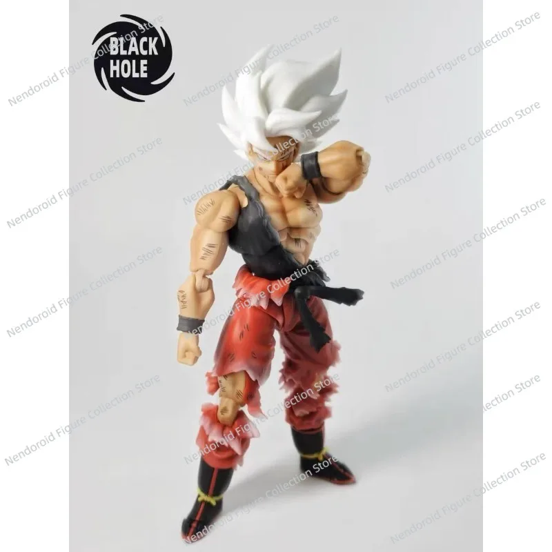 Em estoque brinquedos buraco preto dragon ball z shf ssj super saiyan furioso herói son goku versão especial anime figuras de ação modelo brinquedo