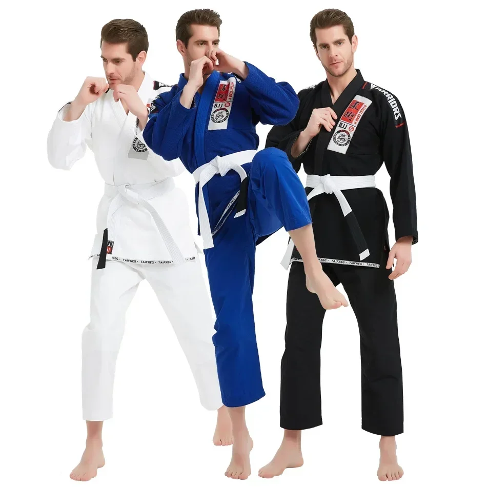 Brazylijskie Jiu Jitsu dla mężczyzn Kobiety Prehrunk Grappling Uniform Ultralekkie kimona Bezpłatny pas BJJ