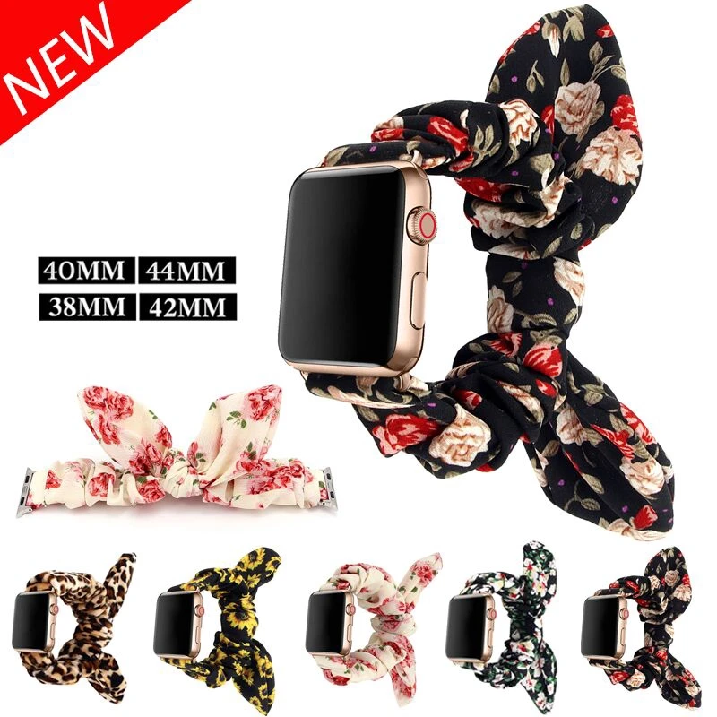 Strap for apple watch 9 8 7 6 SE 5 4 band strap Elastic Fashion Bracelet for Women Wristband apple watch series 1 2 3 38MM 42mm