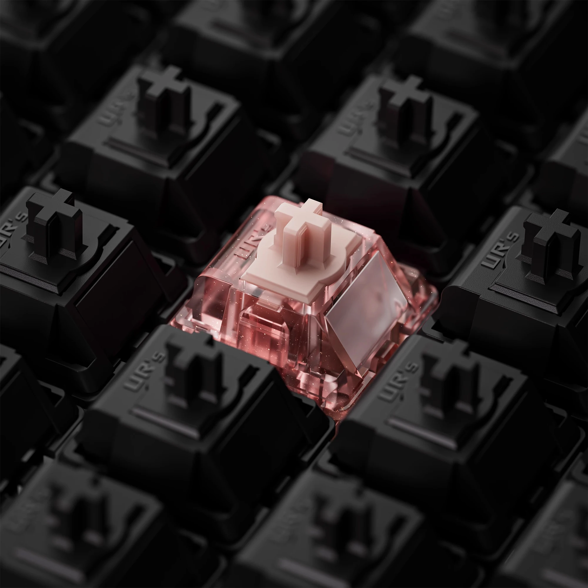 UR 아이스 마그네틱 울트라 스위치 선형 마그네틱 기계식 키보드 35g 50g 100m 3.5mm PC POM 700Gs 공장 사전 윤활