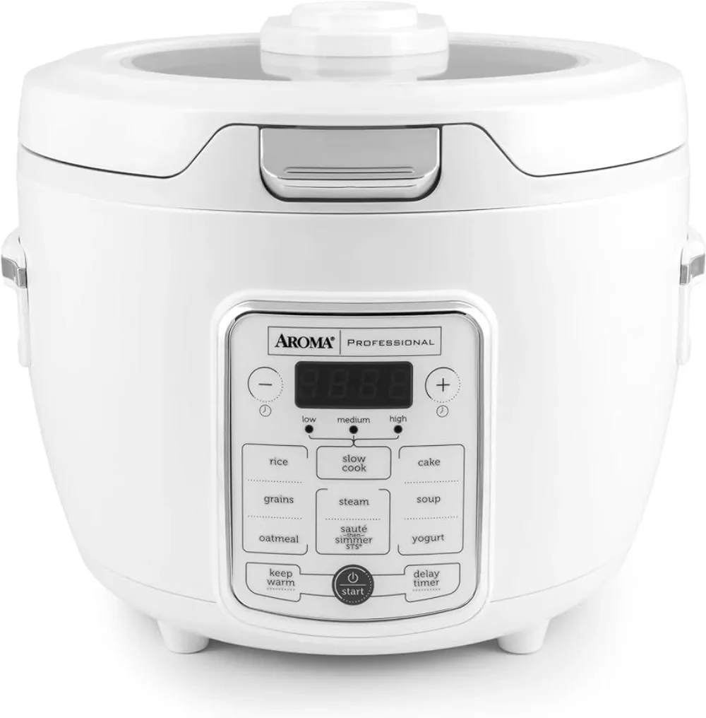 

Housewares Professional 20-Cup(cooked) / 4Qt. Digital Rice Cooker/Multicooker, Automatic Keep Warm and Sauté-then-Simmer