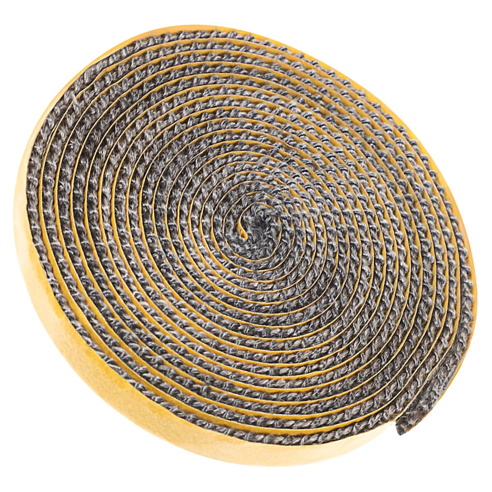 Furnace Door Sealing Flat Rope Fireplace Replacement Insert Insulated Stove Glue Tape Adhesive For Fiber Pellet