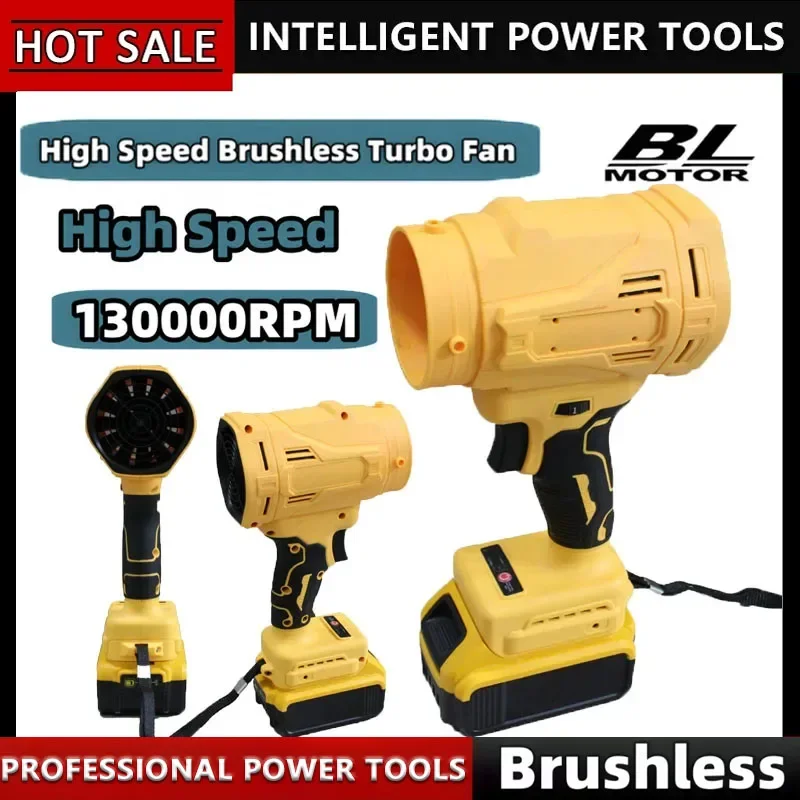 

For DEWALT 18V Battery High Speed Brushless Electric Air Blower Jet Turbo Fan 130000RPM Violent Fan Cordless Air Duster Tools
