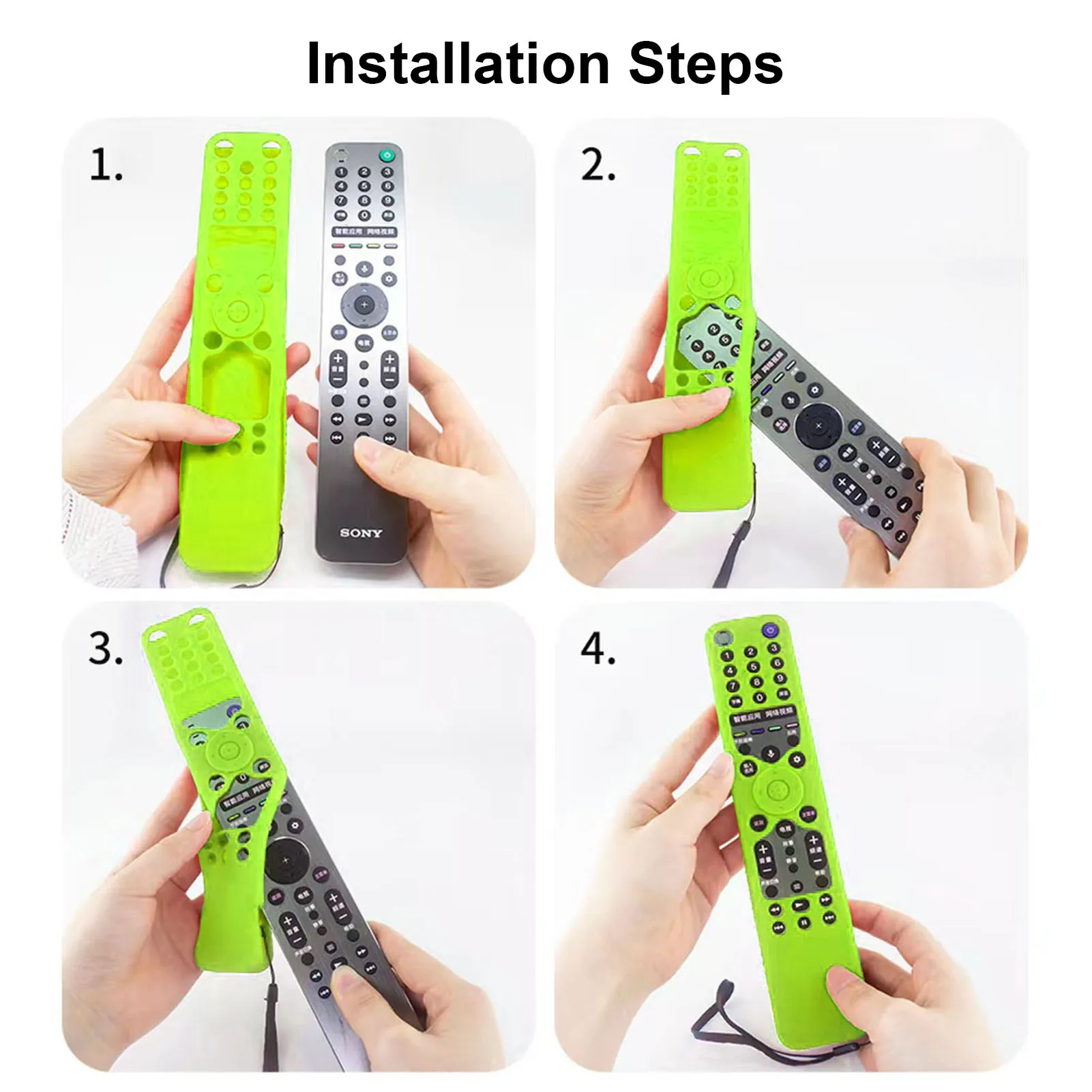 Remote Control Silicone Case for RMF TX600C/P/U/E 500U/E All-Inclusive Glowing Voice Remote Sleeve With Non-Slip Texture