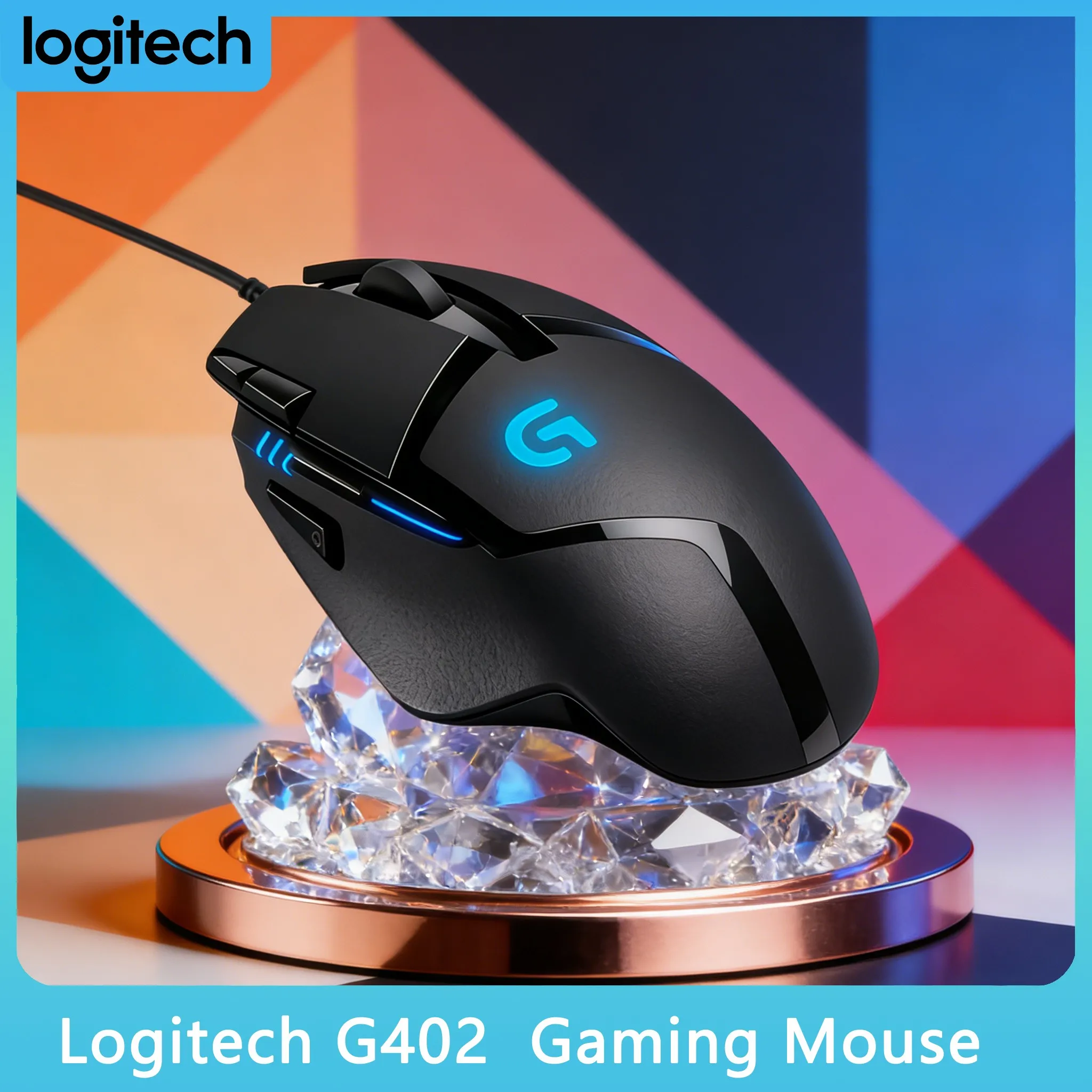 

Logitech G402 - 8 кнопок для настраиваемых игровых командных сочетаний клавиш