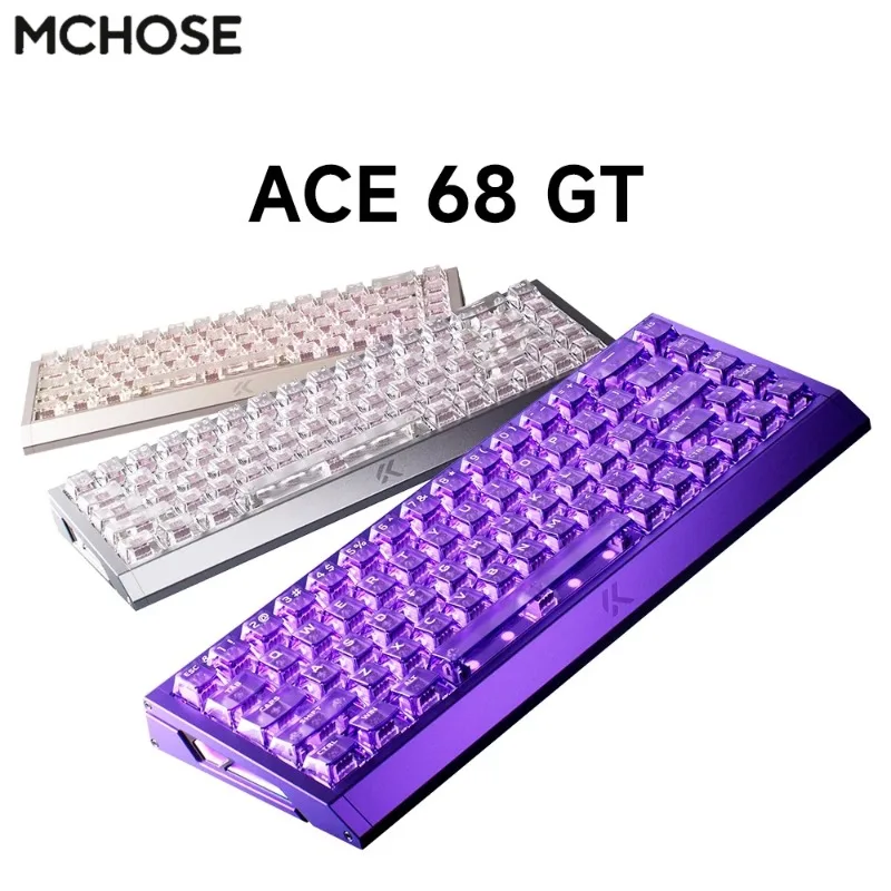 MCHOSE Ace 68 GT Full-aluminum Keyboards Magnetic Switch Gaming Keyboard 16K Polling Rate RT 0.001mm Esport Hall Effect Keyboard