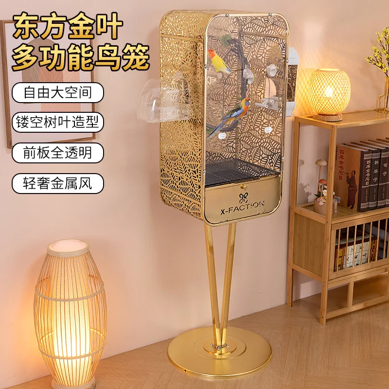 Factory Direct 2026 Bird cage parrot luxury home home golden phoenix patent new landing