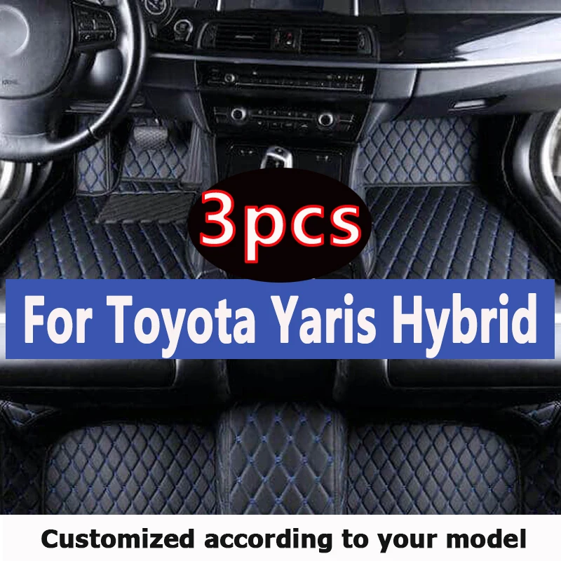 Car Floor Mats For Toyota Yaris Hybrid Mazda2 Hybrid MXPH11 2021 2022 2023 Waterproof Protective Pad Floor Cover Car Accessories