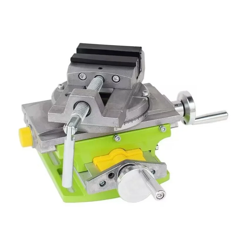 BG-6368 3 Inch Cross Slide Bench Vise, Compound Slide Vise for Mill Drill Press, Precision Cross Slide Vise Tool