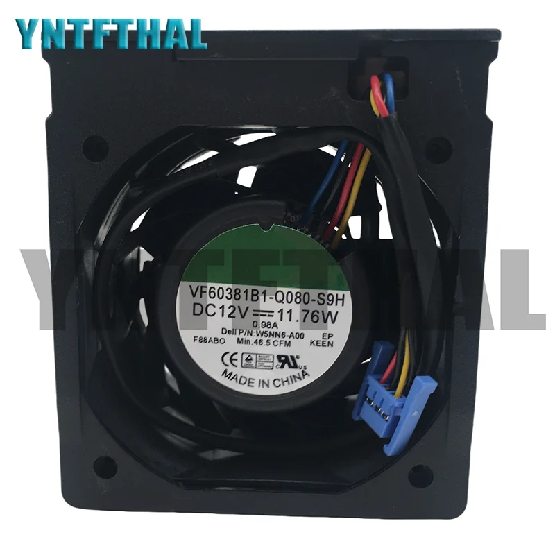 

VF60381B1-Q080-S9H N74R6 H3H8Y Fan For R540 R540xd 2nd CPU Server Cooling Fan Fan 1CW2J HEATSINK