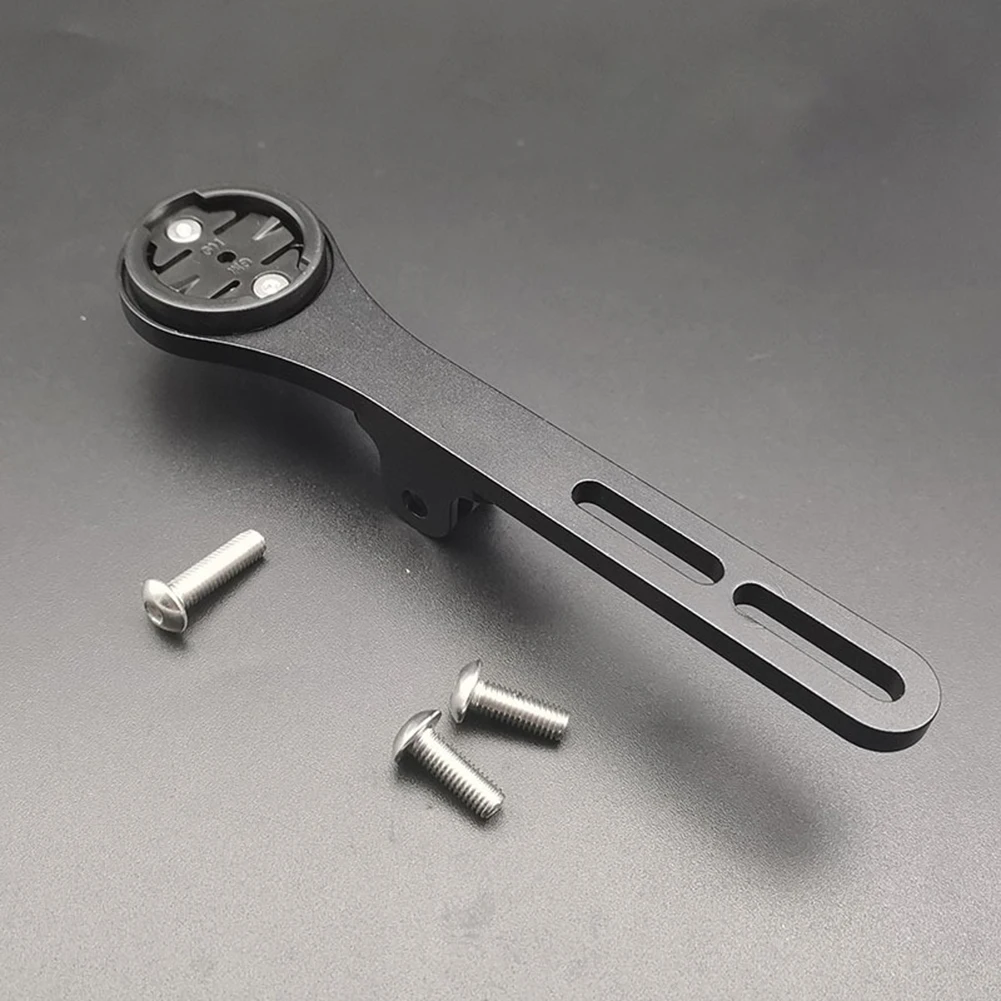 حامل كمبيوتر للدراجة من الألومنيوم متوافق مع Garmin لـ Wahoo وكاميرات رياضية مع دعامة إضاءة أمامية لركوب الدراجات #2