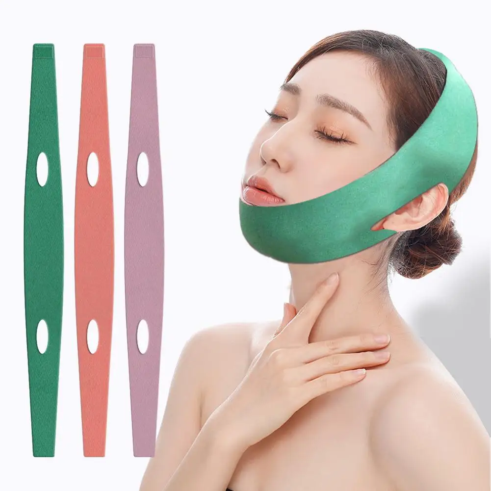 นํากลับมาใช้ใหม่ V Line Face Shaper Face Slimming BANDAGE ผู้หญิง UP Lift Beauty Face เครื่องมือเข็มขัดนวดคางผิว Cheek STRAP Facial Z5B5