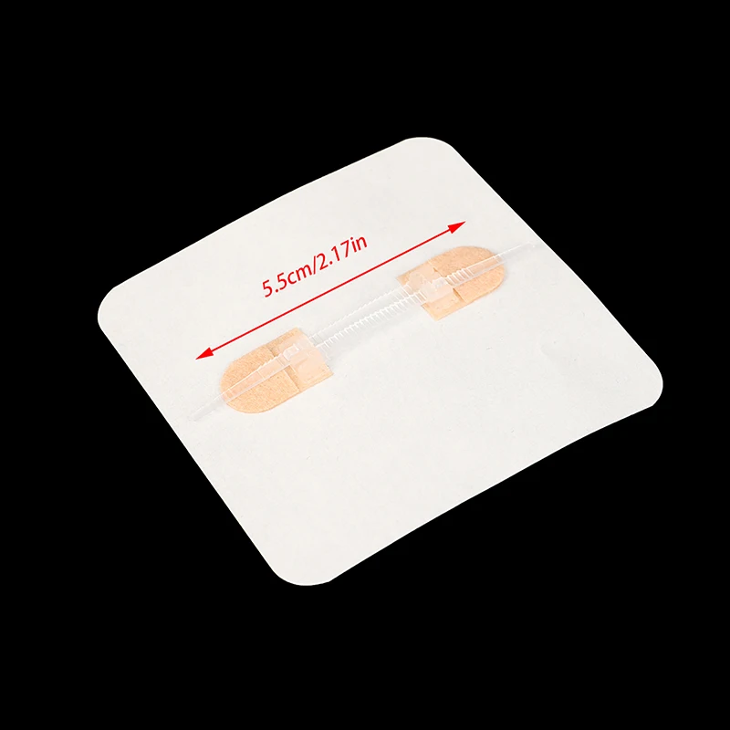 1pc Zipper Painless Wound Closure Device Suture-free Wound Dressing Closure Strips Kit Emergency Laceration Closures