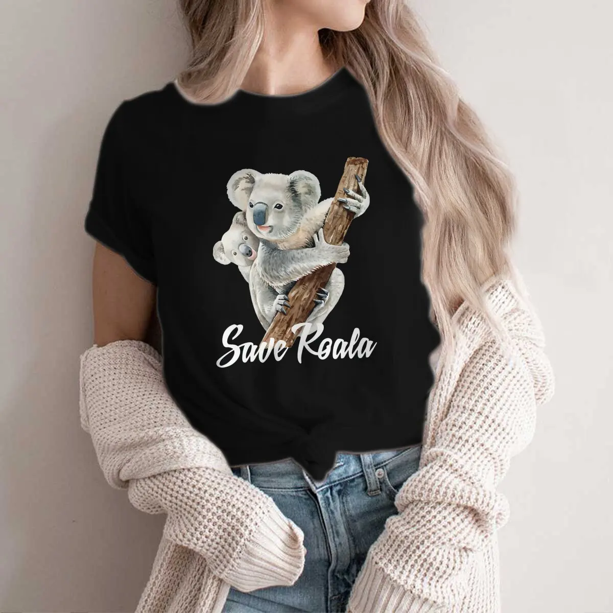 Save Australian Special TShirt Australian Koala Casual Polyester T Shirt Summer Stuff For Adult