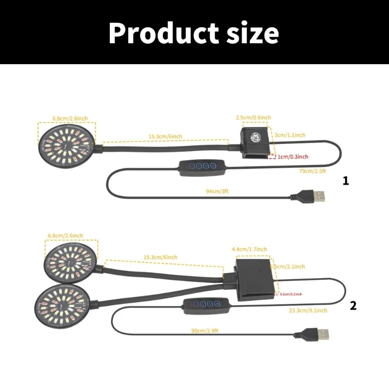 Aquariums LED Light 6/7w LED for Small Size Fish Tanks Clip on Type