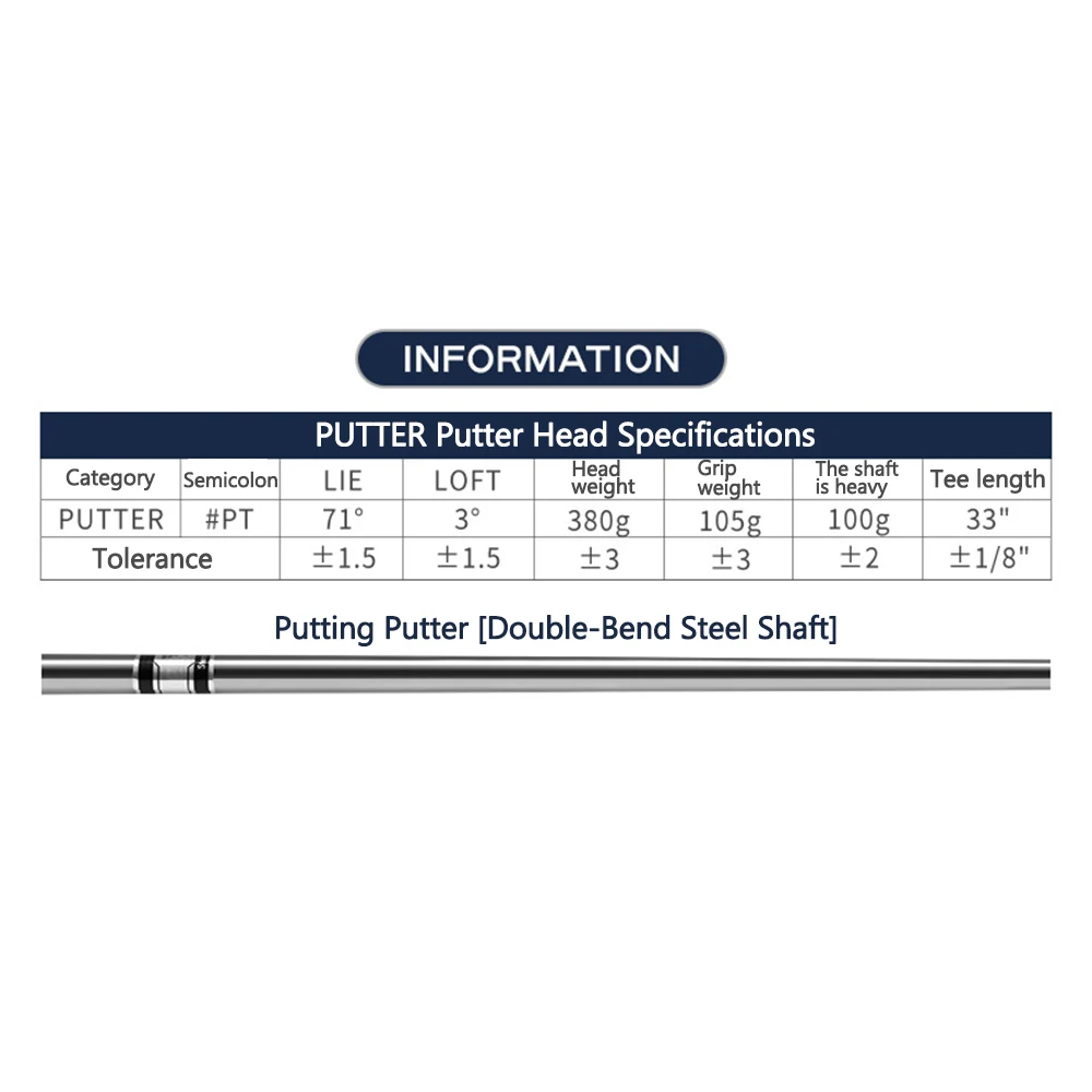 PGM Golf-Putter für Damen, NSRⅤ, stabiler, niedriger Schwerpunkt, Golfschläger aus Edelstahl mit Ziellinie, TUG074, für Rechtshänder. – Detail 2