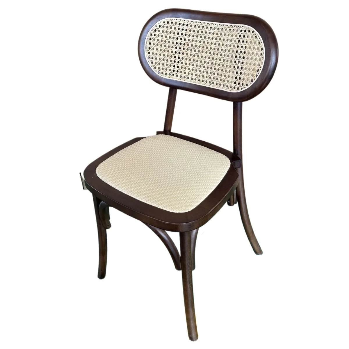 

Simple retro wicker dining chair, bar chair, fashionable retro style dining chair