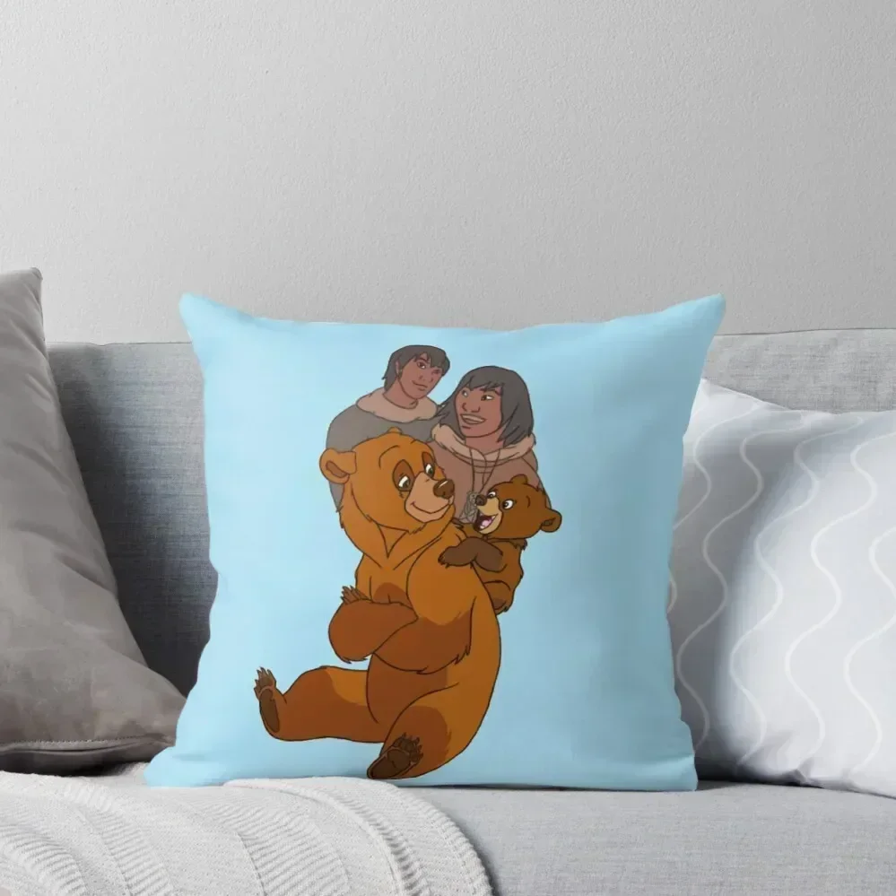 

Brother Bear Throw Pillow autumn decoration christmas supplies Cushions For Children Anime pillow
