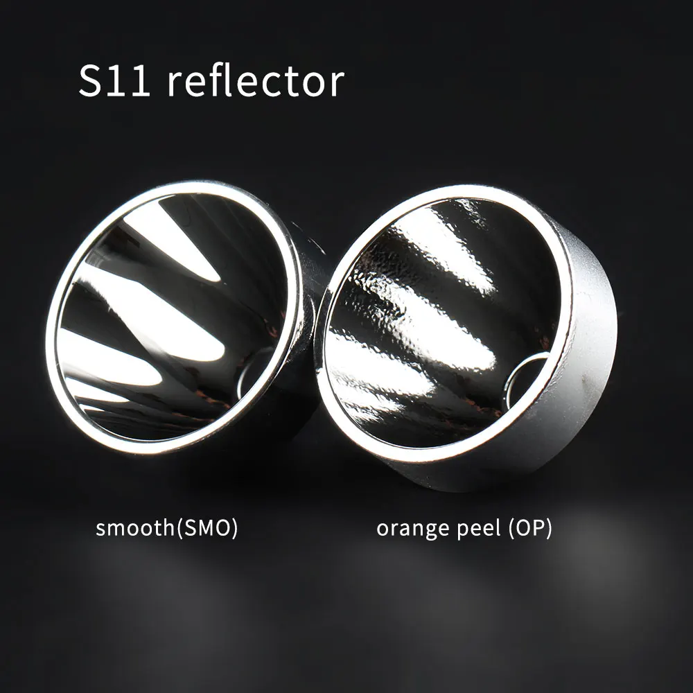 Imagem -01 - Refletor Flashlgiht Smoothorange Peel para Convoy S11 Furo Inferior de mm refletor flashlgiht smoothorange peel para convoy s11 furo inferior de mm 01