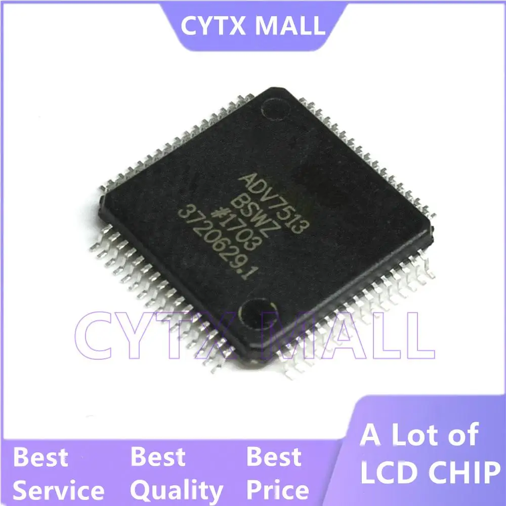 New_original 2PCS ADV7513BSWZ ADV7513  7513BSWZ QFP ADV7513BSWZ  ADV7619KSVZ-P  ADV7125KSTZ140  ADV7611BSWZ-RL