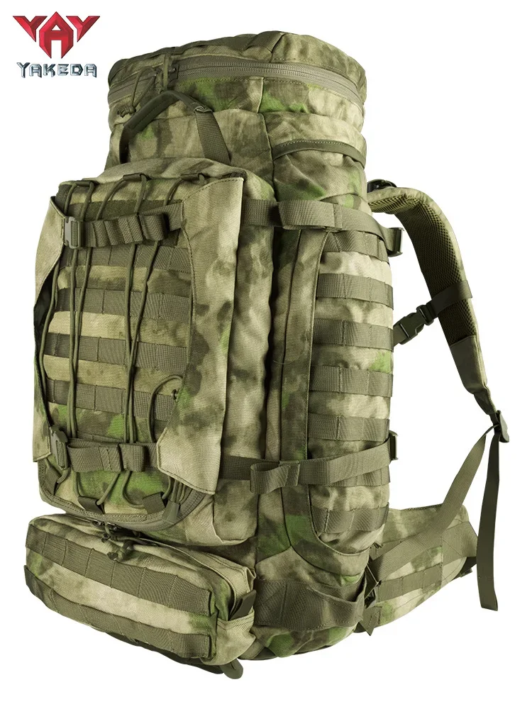 YAKEDA Hunting Bag 90L Heavy-duty Large-capacity Mountaineering Bag Waterproof Dustproof and Breathable Adventure Travel Bag