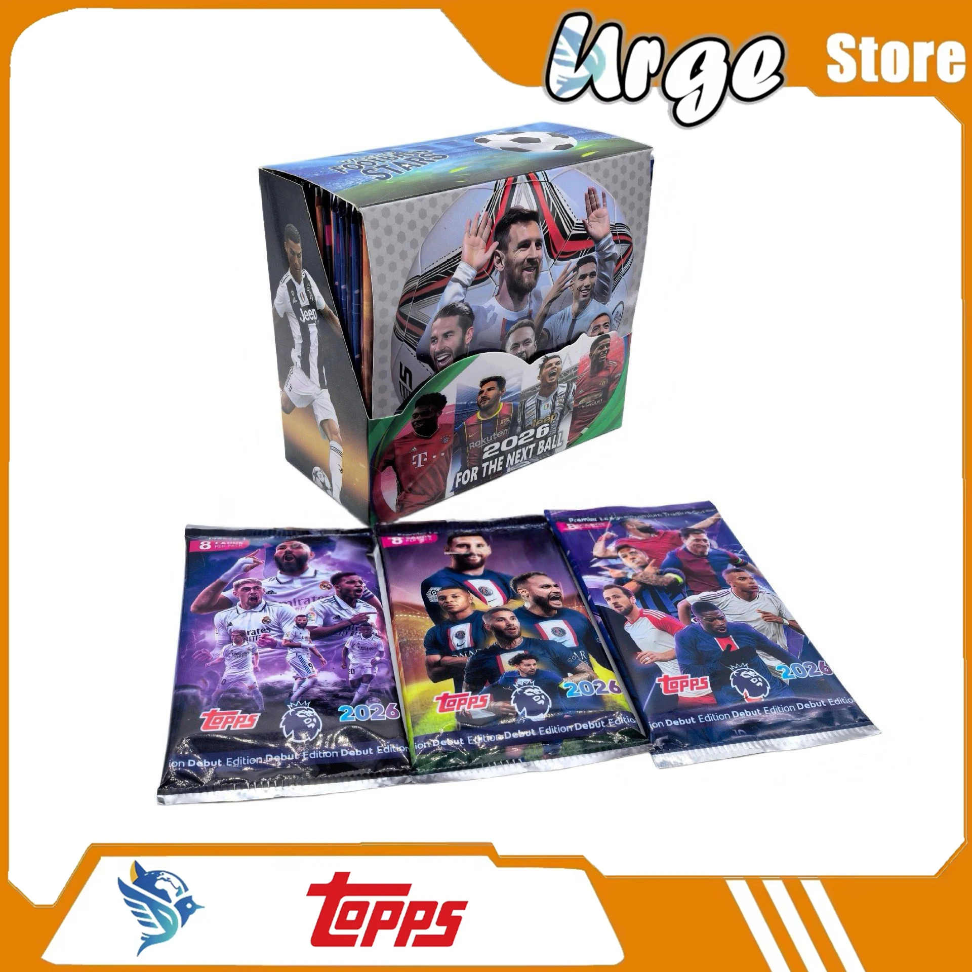 Topps FIFA World Cup 2026 Trading Cards Blind Box - Official Soccer Star Collectible Card Pack - Kids Toy Gift for Football Fans