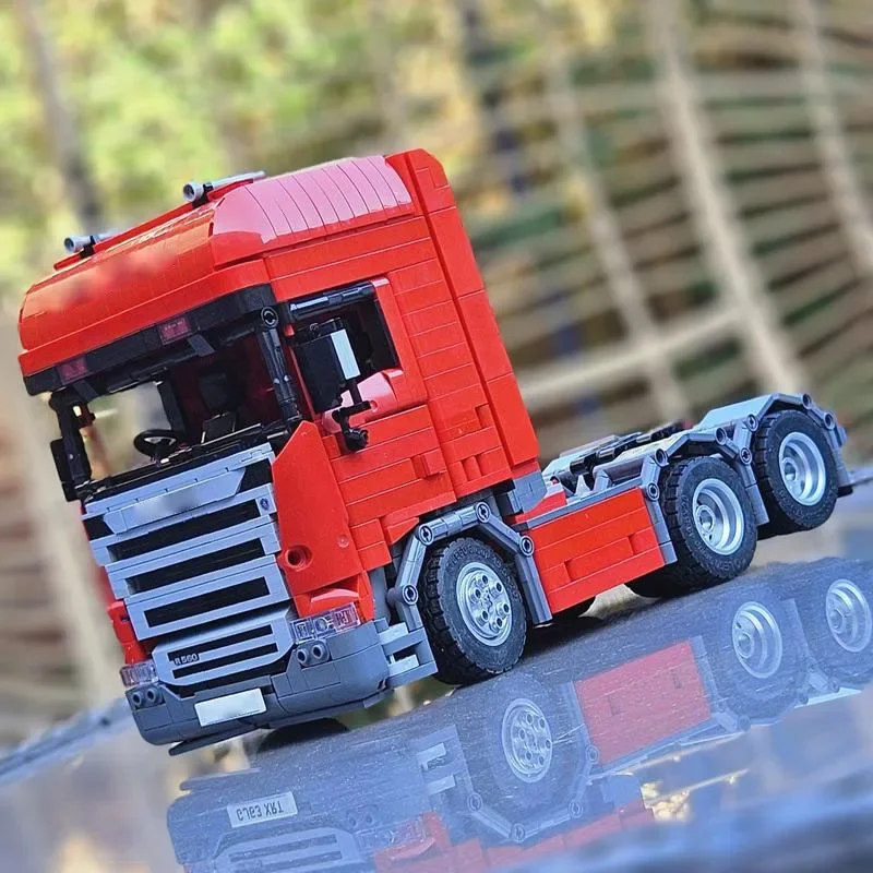 

MOC-221314 New Classic Cargo Transport Truck Flatbed Truck Building Block Model 1346 Parts Boys' Children's Birthday Toy Gift