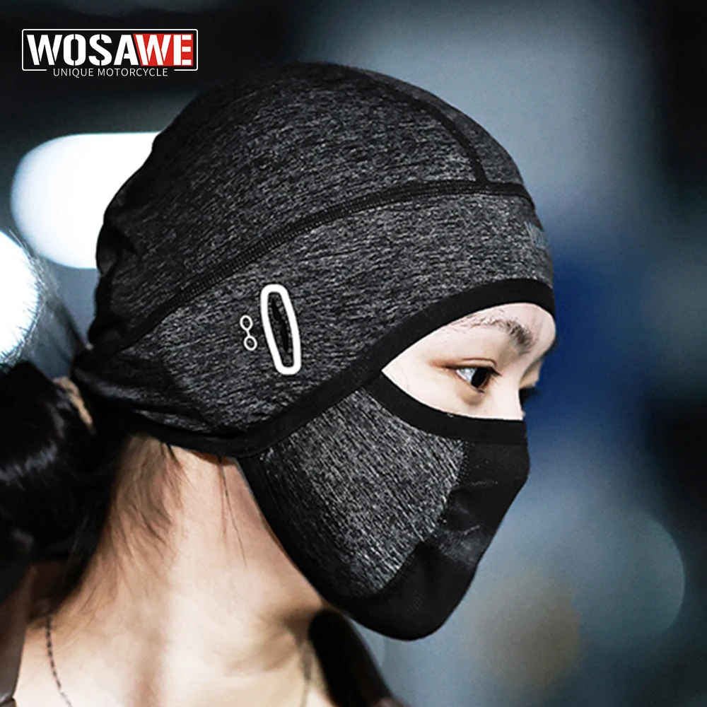 

WOSAWE Balaclava Warm Mask Full Face Winter Four Seasons Breathable Ski Mask Motorcycle Cycling Scarf Hat Casco Moto Helmet Hood