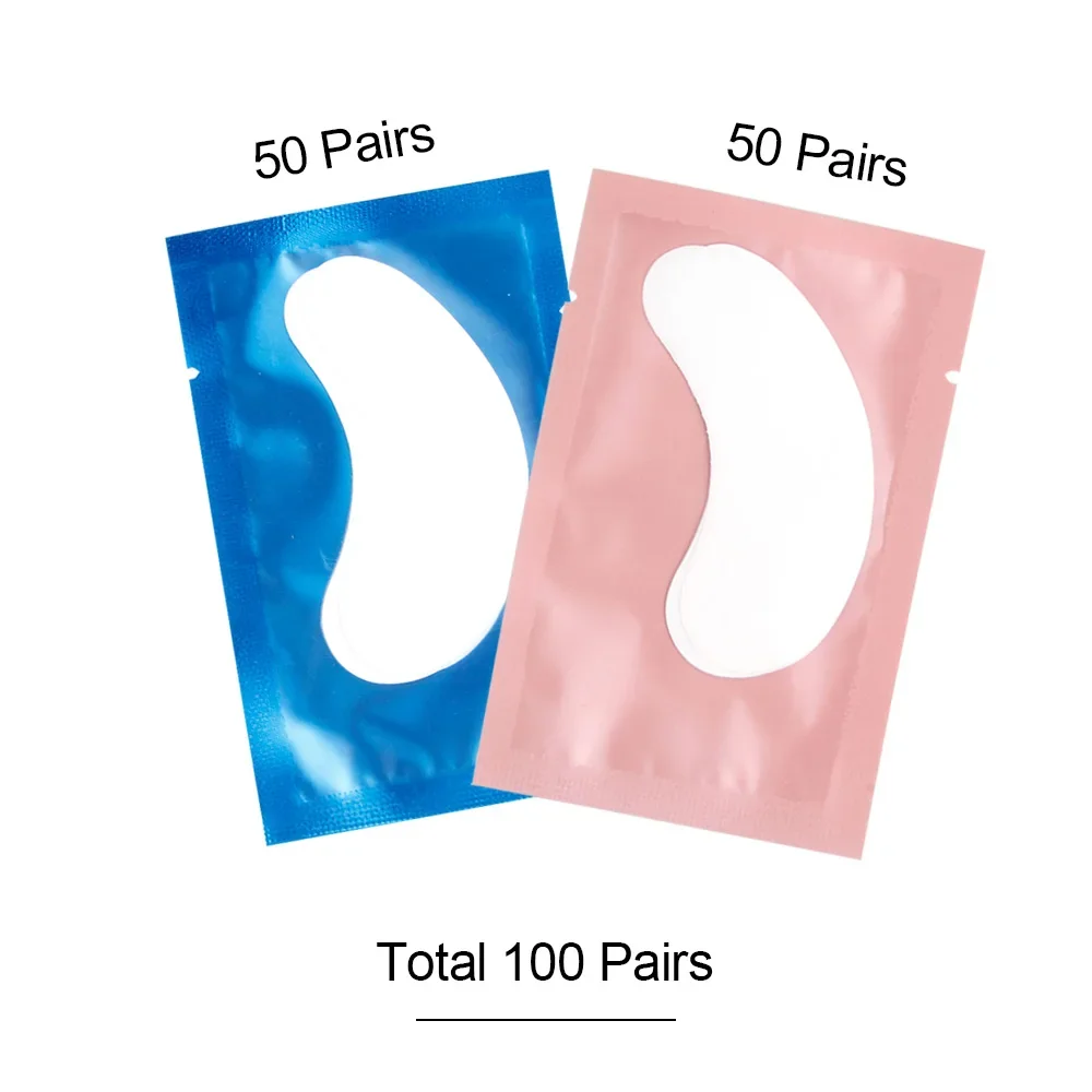 50/100pairs Wimpern Für Wimpern Extensions Augen Pads Kissen Einweg Patch Unter Wimpern Tipps Lint Kostenloser Aufkleber Wraps make-up