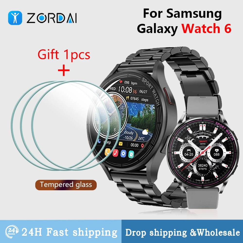 

Zordai для Galaxy Watch 6 2024, новые умные часы OD5, Bluetooth-вызов, NFC, IP68, водонепроницаемые, спортивные, фитнес-умные, для мужчин и женщин