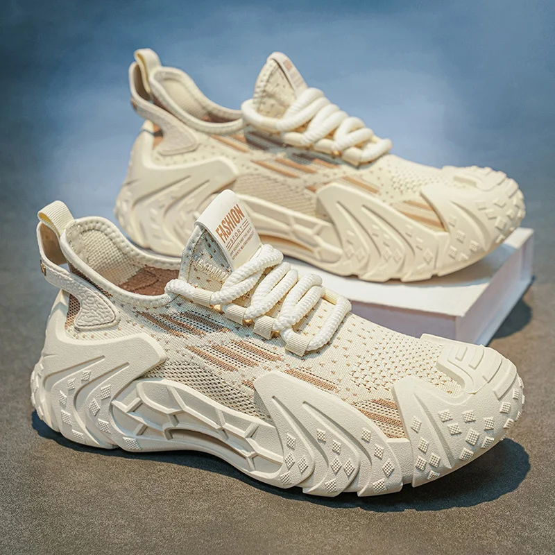 Black Comfortable Breathable Wear-resistant Man Footwear 2026 Autumn New Men's Casual Shoes Outdoor Light Anti Slip Men Sneakers