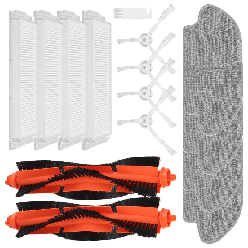 A20M For Xiaomi Mijia Robot Vacuum Mop 3C B106CN Replacement Spare Parts Main Brush Side Brush Hepa Filter Mop Cloths Rag