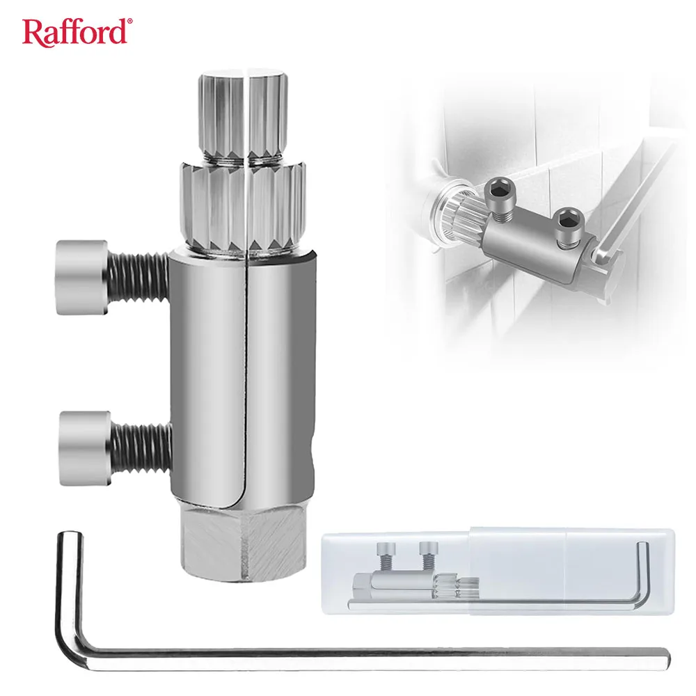 Rafford 1Pcs Pipe Nipple Extractor Set - 1/2 Inch Broken Pipe Thread Remover Tool Kit for Efficient Pipe Removal silvercolor