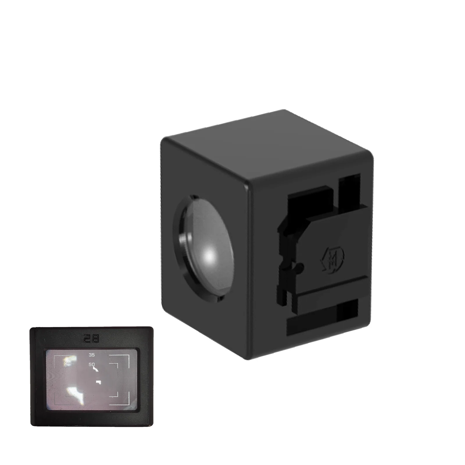Optical Waist Flat Viewfinder 28mm with 35/50 Frame Line High Definition Optical Glass Material high quality Camera Accessories