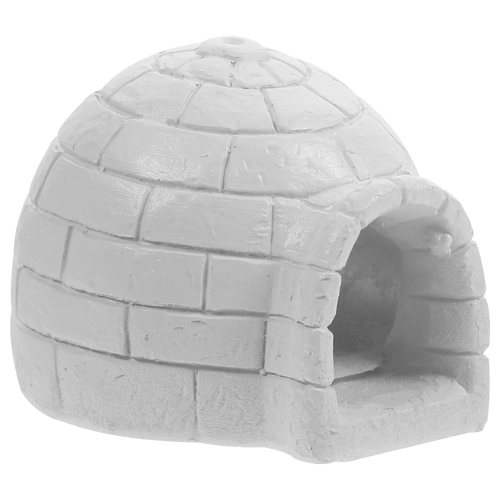 Micro Landscape Ornament Ice House Photo Resin Model Statue Igloos Simulated Kids Toys