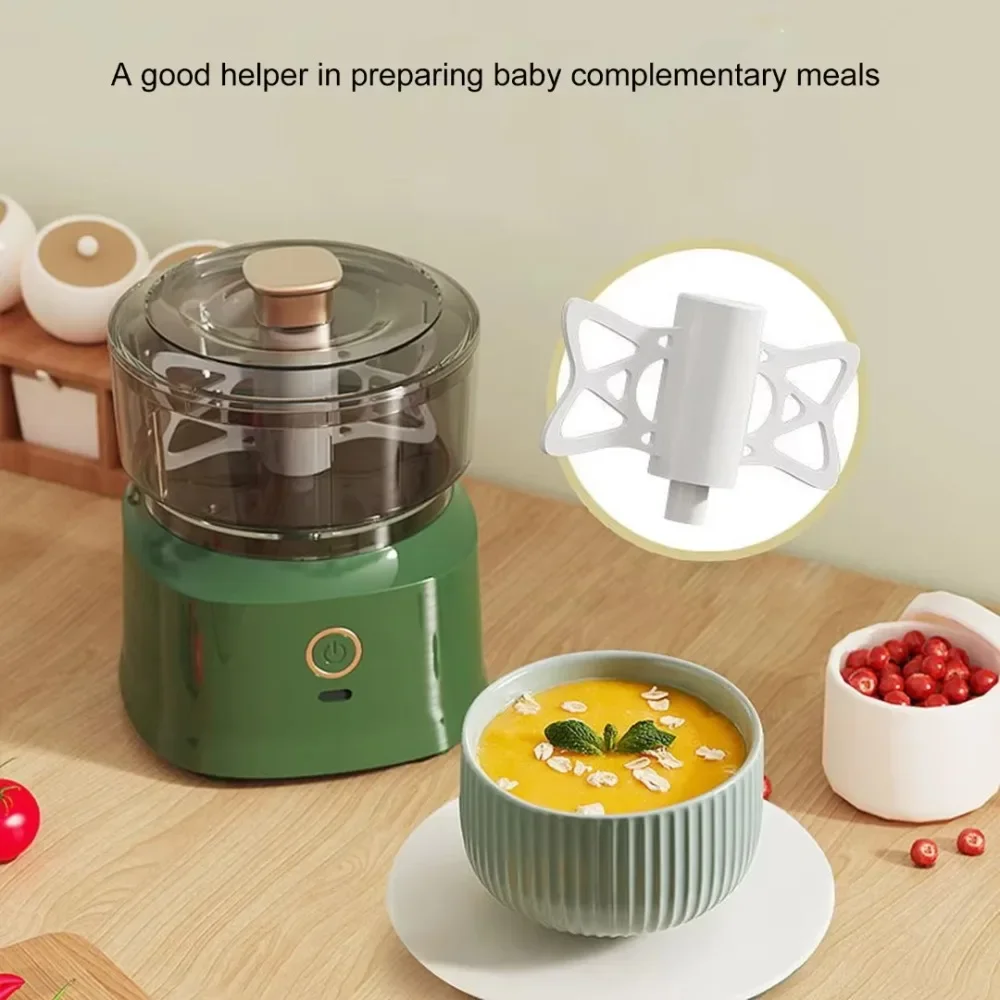 Kitchen Multifunctional Food Processor Wireless Electric Meat Grinder Garlic Masher Baby Food USB Charging Easy Clean