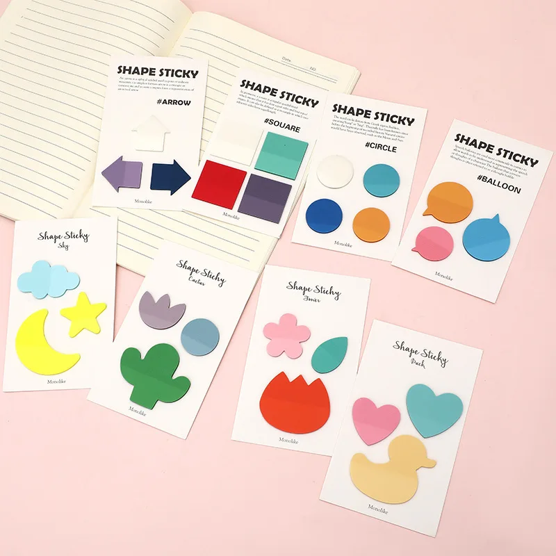 

Набор из 1-8 прозрачных самоклеящихся стикеров для чтения, аннотаций, закладок, заметок, индексных вкладок – блокнот для книг