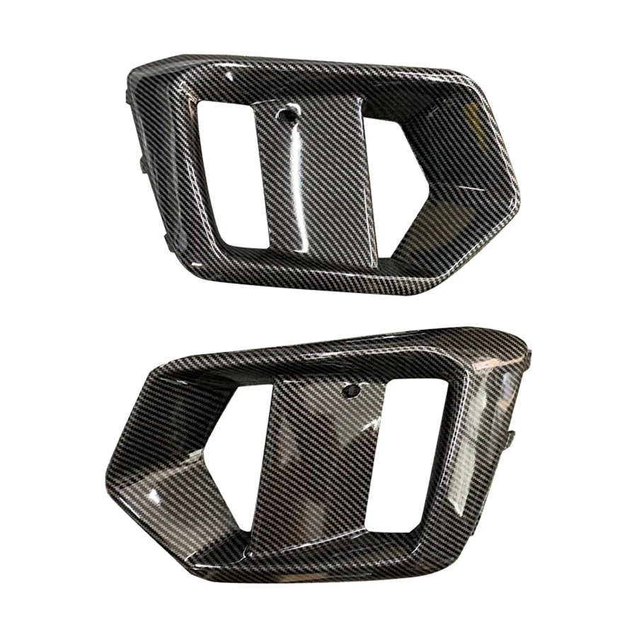 

For Ford Focus RS 2015 2016 2017 2018 Car Exterior Accessories Fog Lights Frame Fog Lamp Cover Foglight Grille Carbon Fiber