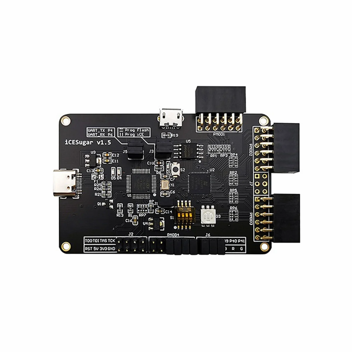 New 3C-ICESugar FPGA Development Board Open Source RISC-V Based on ICE40UP5k USB-C Interface for IoT/Edge AI Projects